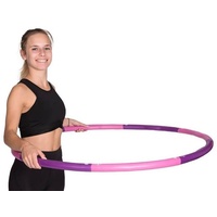 Hoopomania Hula-Hoop-Reifen Hoopomania Light Hoop Schaumstoff Hula Hoop, 1.2kg Pink, Violett rosa