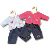Heless Puppen-Jacke mit Jeans Blau