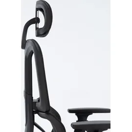 Trisens Bürostuhl in moderner Mesh-Optik mit Fußstütze ergonomischer Drehstuhl mit Nacken und Lordosenstütze - Gamingstuhl mit atmungsaktiver Netzrückenlehne und Wippfunktion