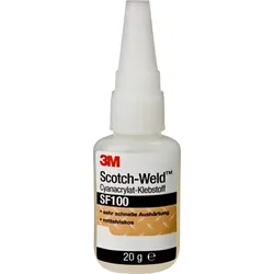 3M Scotch-Weld Cyanacrylat-Klebstoff SF 100, Klar, 20 g