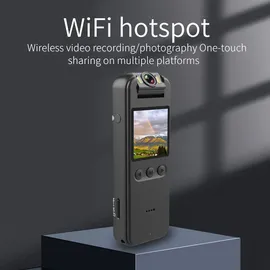 Mixhome 4K-Kamera Tragbare Schwarz
