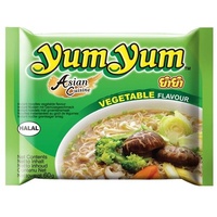 YumYum Instant Nudeln mit Vegetable Gemüse Geschmack 60g Geschmacksexplosion