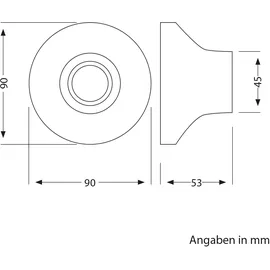 ledscom.de ELEKTRA 1x E27 Porzellan gold glänzend