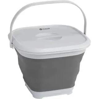 Outwell Collaps Collaps Eimer mit Deckel, faltbar, 9L, grau