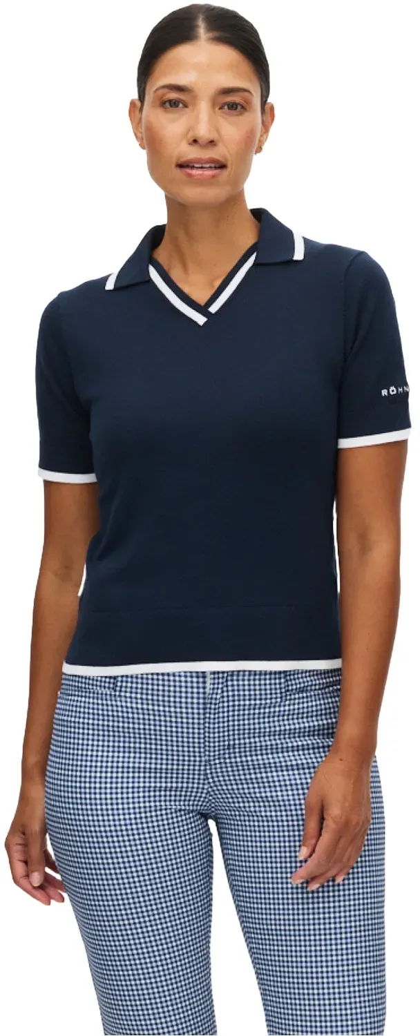 Röhnisch Polo Swing Knitted, navy
