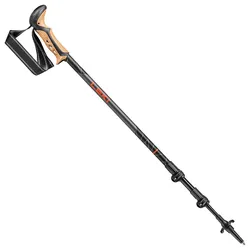 LEKI Khumbu Wanderstöcke Teleskopstock 110-145cm grau