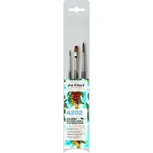 da Vinci COLINEO Gouache-Malpinsel Set 3 St. 2/6/8