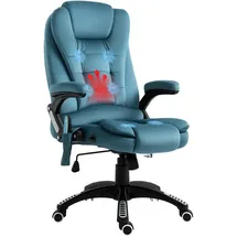 Vinsetto Chefsessel Kunstleder Blau