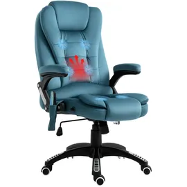 Vinsetto Chefsessel Kunstleder Blau
