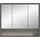 CaliCosy Hängeschrank 1 Nische MDF 19 x 68 x 80 cm beige