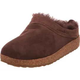 HAFLINGER Pantoffeln Dunkelbraun 46