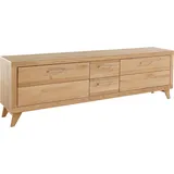 vogl möbelfabrik 1237 Lowboard 211 cm Braun/Massivholz