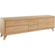 vogl möbelfabrik 1237 Lowboard 211 cm Braun/Massivholz