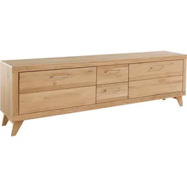 vogl möbelfabrik 1237 Lowboard 211 cm Braun/Massivholz