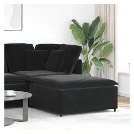 vidaXL Fußhocker-Modul 100 x 48 x 100 cm Schwarz