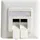 EFB-Elektronik ET-25211.1V1 Datendose Cat.6 250MHz oben/unten Unterputz 2xRJ45