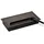 CAVO Kabeldurchlass Kabeldose Eckig 160 x 80 mm Schwarz Eloxiert