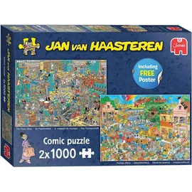 JUMBO Spiele Jan van Haasteren & Holiday Jitters (2x1000)