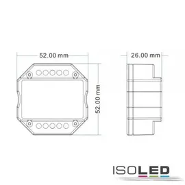 ISOLED Sys-Pro RGBW Push Funk PWM-Mesh-Dimmer