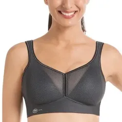 Anita BH Active Air Control DeltaPad Sports Bra Dunkelgrau G 80 Damen