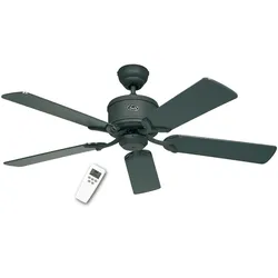 Energiespar Deckenventilator ECO ELEMENTS 132 - Lack Graphit / Lack graphit und Lack schwarz