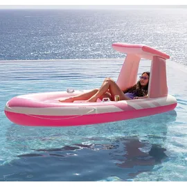 Intex Pink Paradise Boat (244x97x114cm) mit Haltegriffen und Getränkehaltern