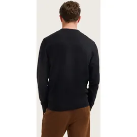 Bugatti V-Ausschnitt-Pullover Schwarz L