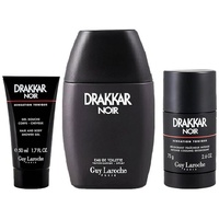 Guy Laroche Drakkar Noir Eau de Toilette 100 ml + Deo Stick 75 g + Shower Gel 50 ml Geschenkset