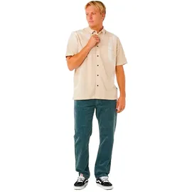 Rip Curl Kurzarmhemd Beige XL
