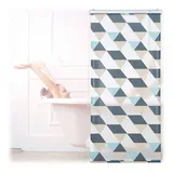 Relaxdays Duschrollo Dreiecke 80,0 x 240,0 cm