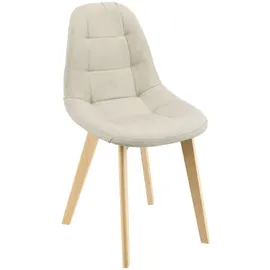[en.casa] Esszimmerstuhl Kopparberg 2er-Set Beige