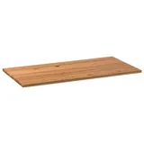 vidaXL Tischplatte Hellbraun 200x90x4 cm Massivholz Eiche Rechteckig