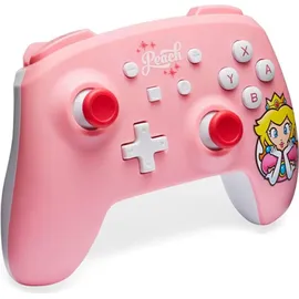 PowerA Kabelloser Controller für Nintendo Switch, Princess Peach-Rosa