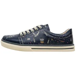 Sneaker DOGO "Sneaker Stay-At-Hogwarts Damen Sneaker / Female", Damen, Gr. 41, Normalschaft, blau, Lederimitat, Schuhe, Vegan