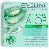 Organic aloe+collagen Feuchtigkeitsspendendes und mattierendes Gesichtsgel