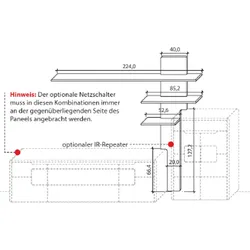 Wöstmann Solento Einschubpaneel 8223 8224