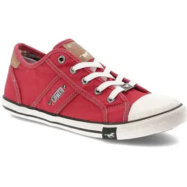 Mustang Rote Turnschuhe Mustang Flache Schuhe, 36