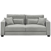 ED EXCITING DESIGN ED Lifestyle Melvin Lux 3DL Schlafsofa Hellgrau,