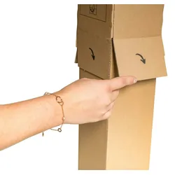 VEPATIM 10x Teleskophülle  860x111x111mm Erweiterung für sehr lange Güter passend für PLAN BOX braun