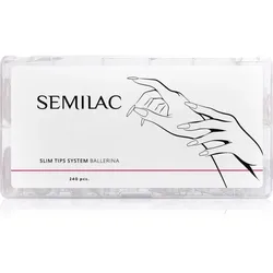 Semilac Accessories Slim Tips Nagelaufkleber mit längerer Wirkung 240 St.