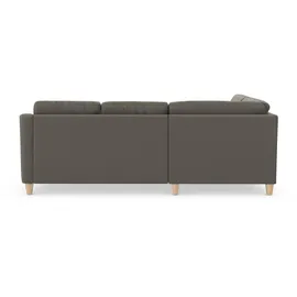sit&more Ecksofa SIT & MORE "Farö L-Form", braun (schlamm), B:251cm H:90cm T:187cm, Sofas, Ecksofa, inklusive Federkern, wahlweise mit Bettfunktion und Bettkasten