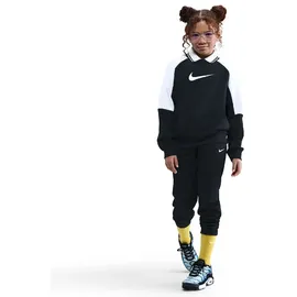 Nike Sportswear Dri-FIT Crew Neck Trainingsanzug Kinder 010 - black/white/black/white XL (158-170 cm)