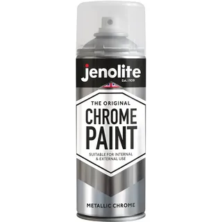 JENOLITE Chrom-Sprayfarbe | Chromeffekt | glatte Chromoberfläche, geeignet für den Innen- und Außenbereich | 400ml