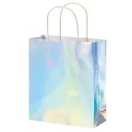Folia Papiertüten Irisierend Größe M 18x8x21cm 7 Stück