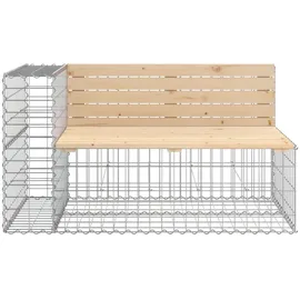 deluke Gabionenbank INO 122 × 71 × 65,5 cm