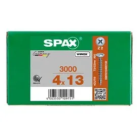 SPAX Rückwandschraube 4 x 13 mm 3000 Stück