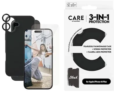 CARE by PanzerGlass® Fashion 3-in-1 Set iPhone 16 Plus