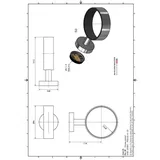 Nie wieder Bohren nwb Föhnhalter Pro 020-V3 P02440V3 chrom, mit Befestigungstechnik zum Kleben