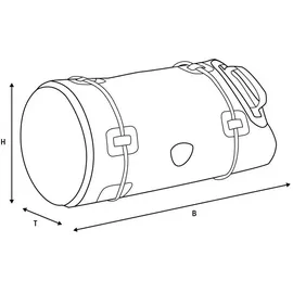 Oxford Dry Stash" 45l Gepäck Ø): Black - One Size