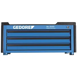 Gedore Werkzeugtruhe Kunststoff/Stahl blau 3 Schubladen